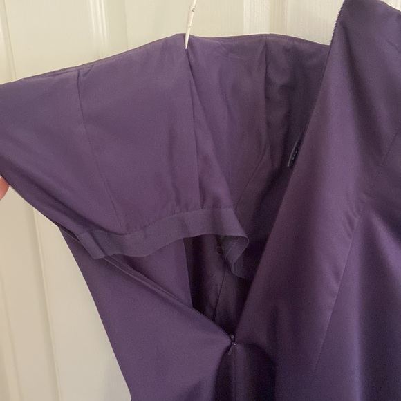 David’s Bridal strapless silky dress with broach - Picture 9 of 9